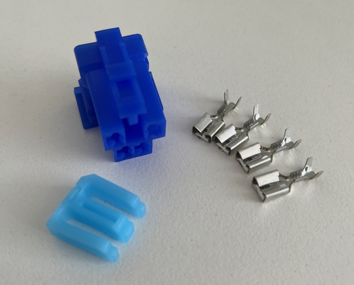 Nissan 4 pin Relay Connector - Unassembled